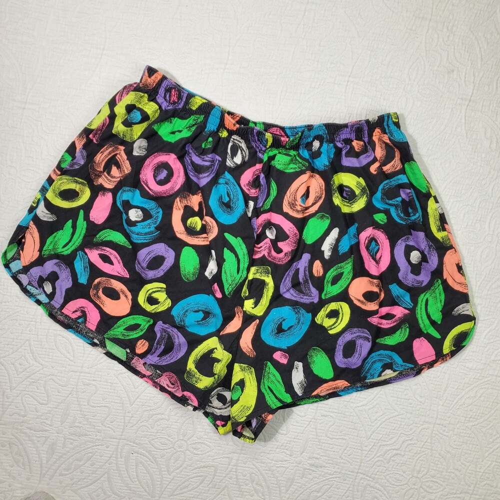 Vintage fun crazy pattern shorts